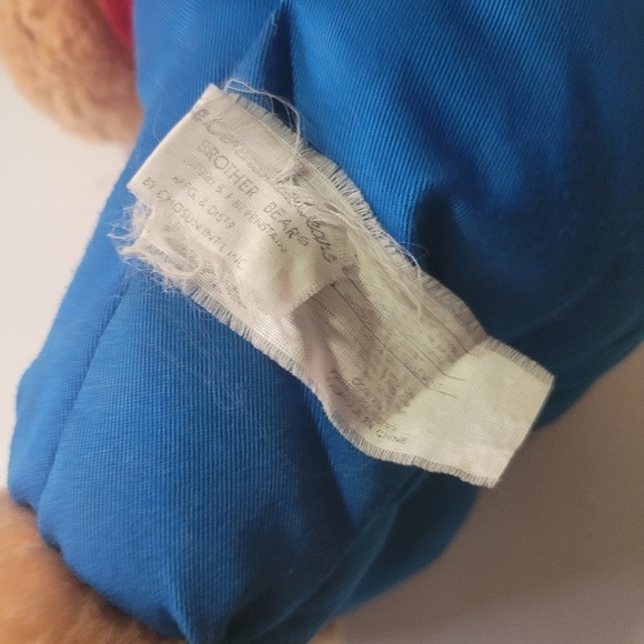 Vintage Brother Bear Plush Toy - Picture 5 of 5